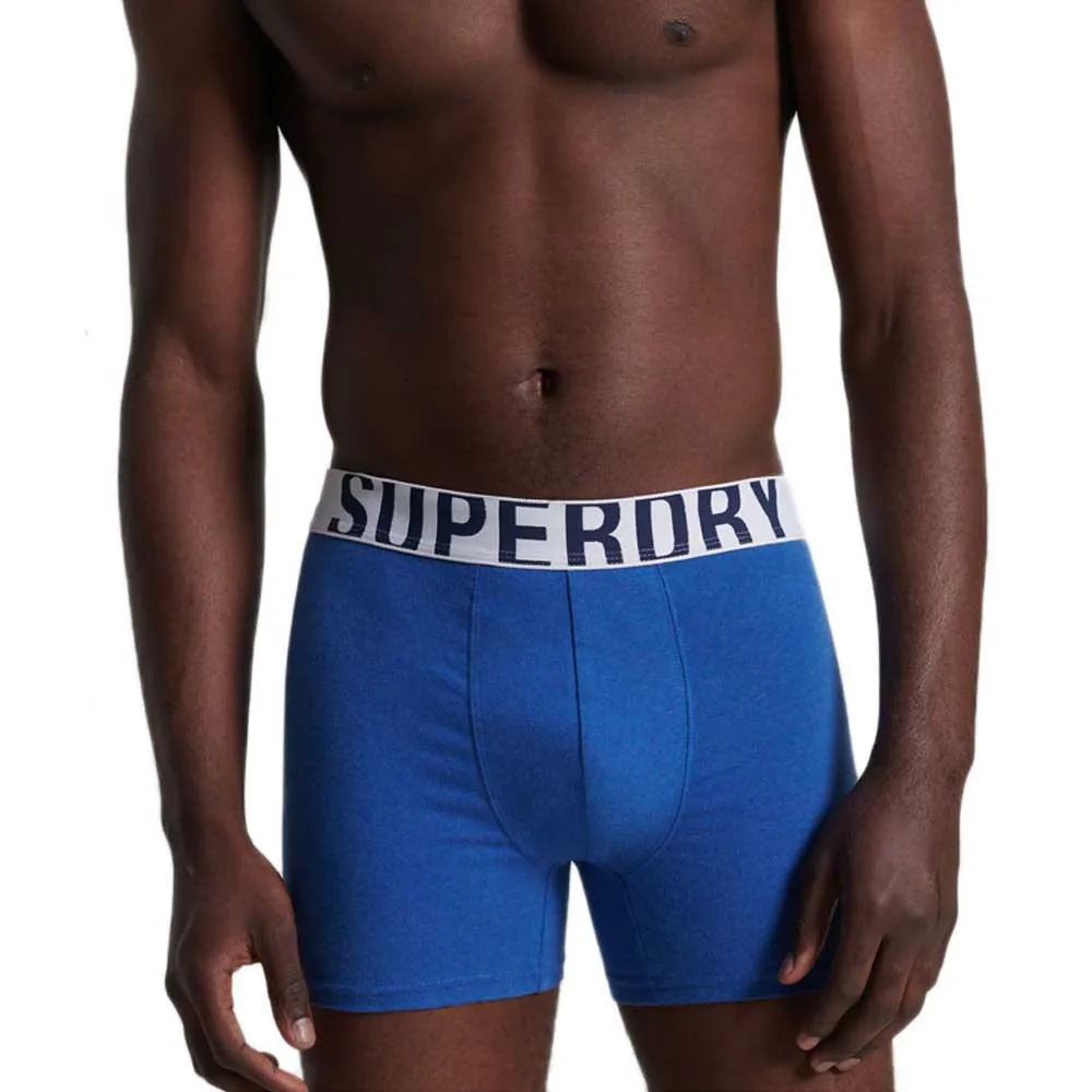

Трусы-боксеры Superdry Dual Logo 2 units, синий