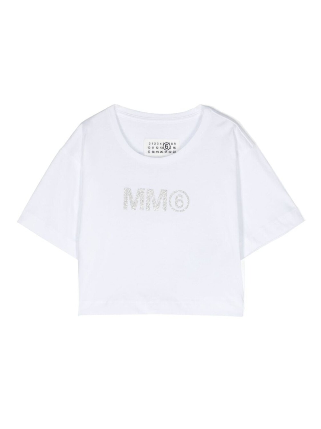 

MM6 Maison Margiela Kids футболка с логотипом, белый