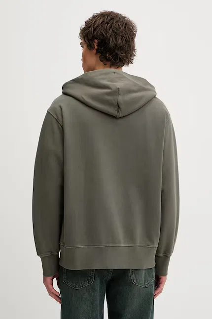 Толстовка на молнии AUTHENTIC FULL ZIP Levi's, зеленый — фото 3