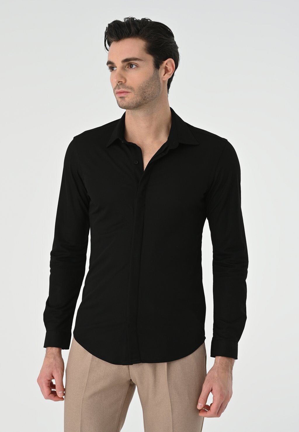 

Рубашка Hidden Button Long Sleeve Antioch, черная