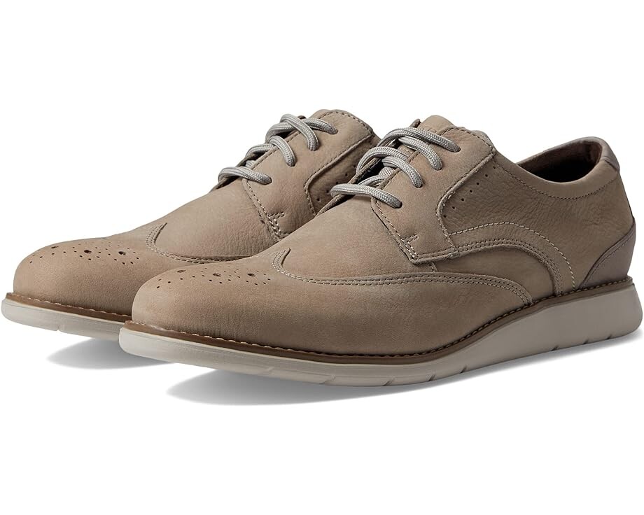 

Оксфорды Rockport Total Motion Craft Wing Tip, цвет Rocksand Nubuck