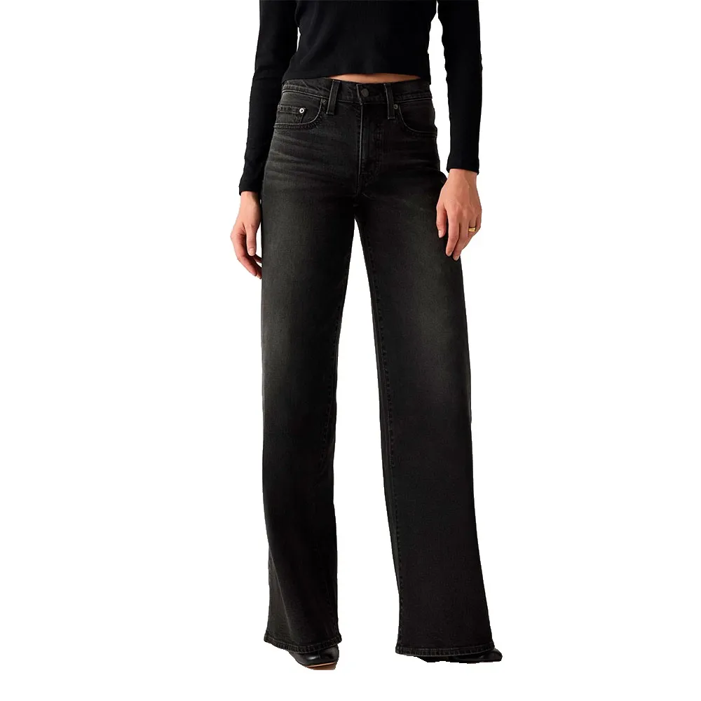 

Джинсы Levi's 728 Wide Leg high waist, черный