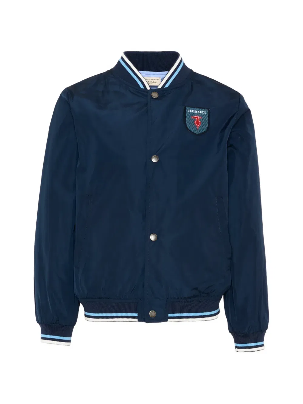 Бомбер с аппликацией Trussardi Junior, синий