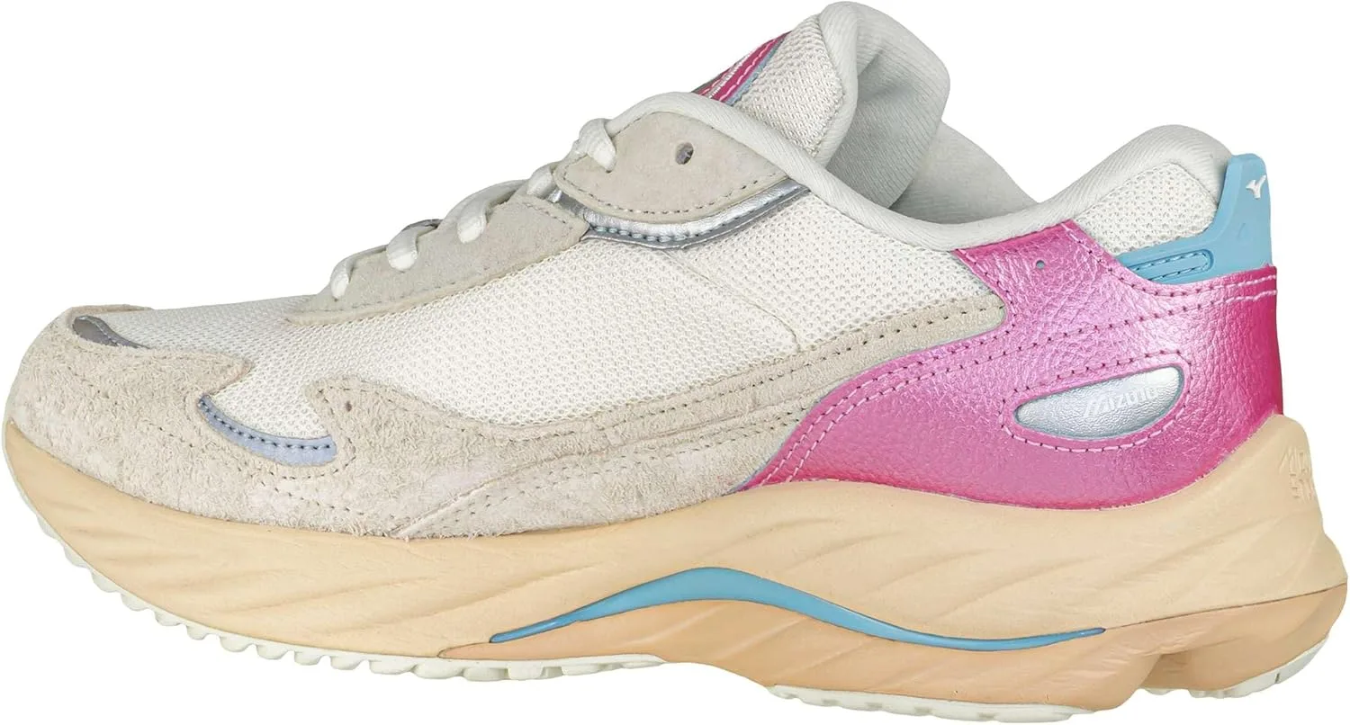 Кроссовки Mizuno Wave Rider ß Beta Kosei White Sand / Silver / Sky Blue, кремовый — фото 3