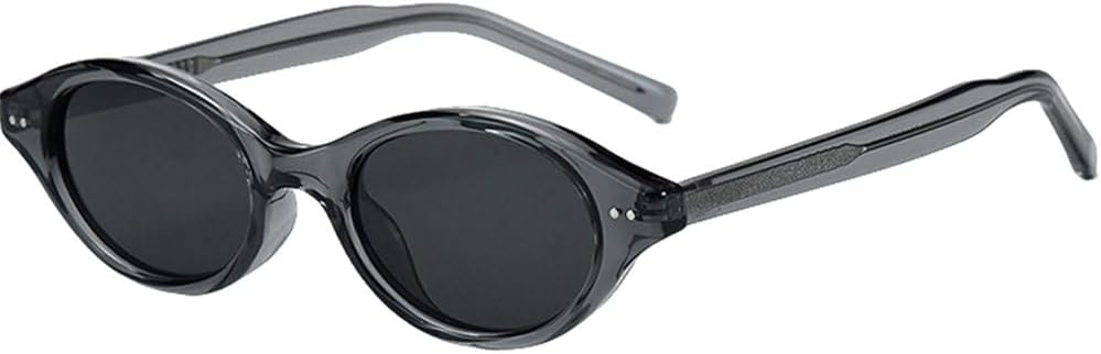 

Солнцезащитные очки в маленькой оправе в стиле ретро для женщин, с леопардовым принтом, черные и серые, унисекс, солнцезащитные очки для мужчин, защита от ультрафиолета UV400 TYUVIVO, Grey