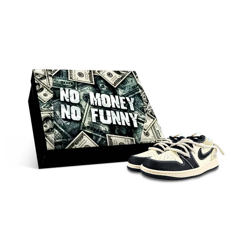 

Jordan Кроссовки Air 1 Low top Vintage мужские beige black