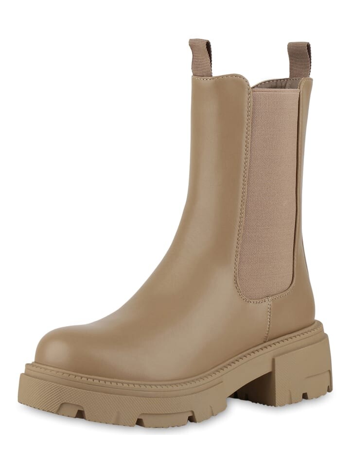 Ботильоны VAN HILL Plateau Boots Seraphina, хаки