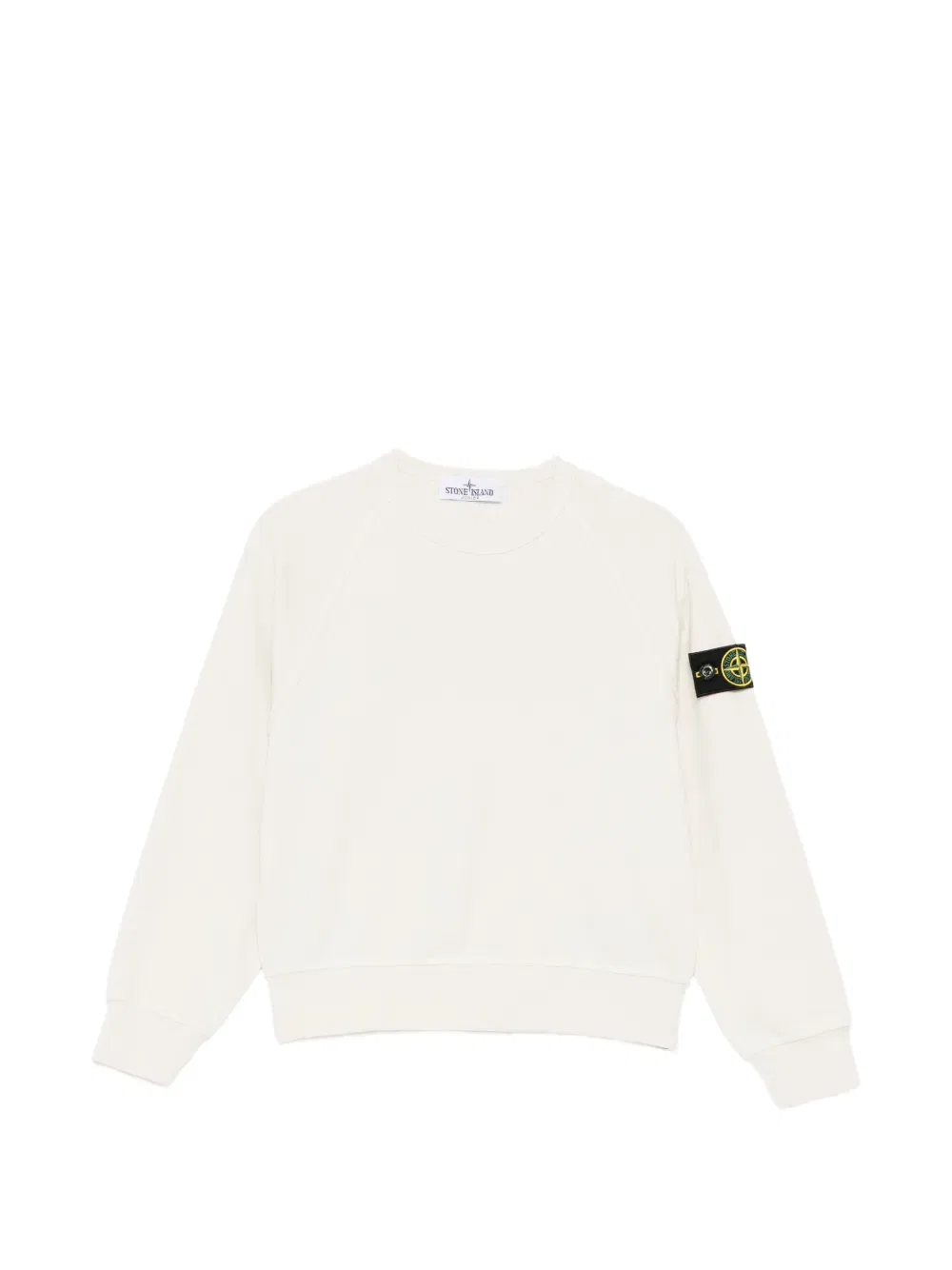 Свободная толстовка с рукавами реглан Stone Island Junior, нейтральный