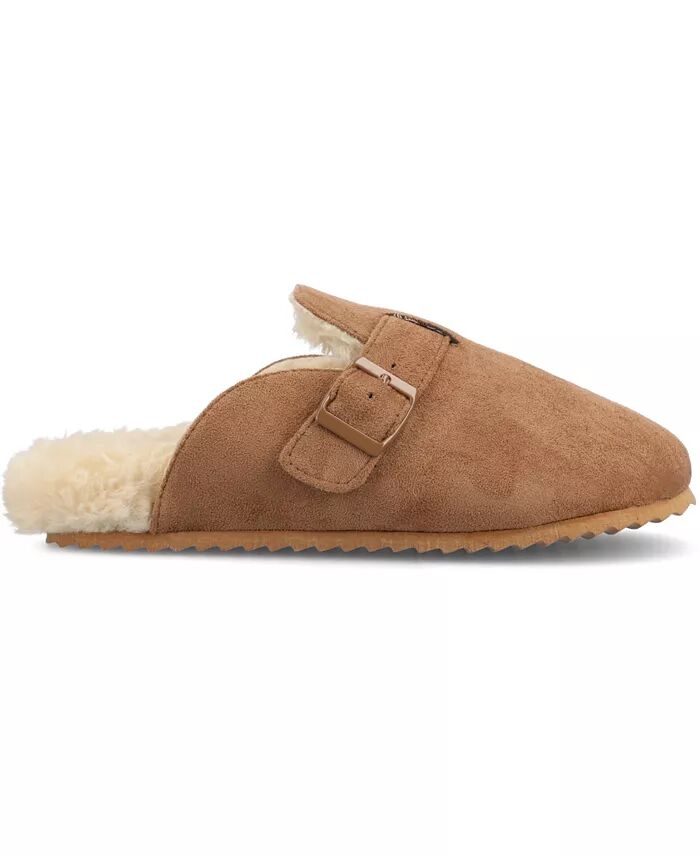 Женские сабо Ardenn Slip On Journee Collection, коричневый/бежевый — фото 2