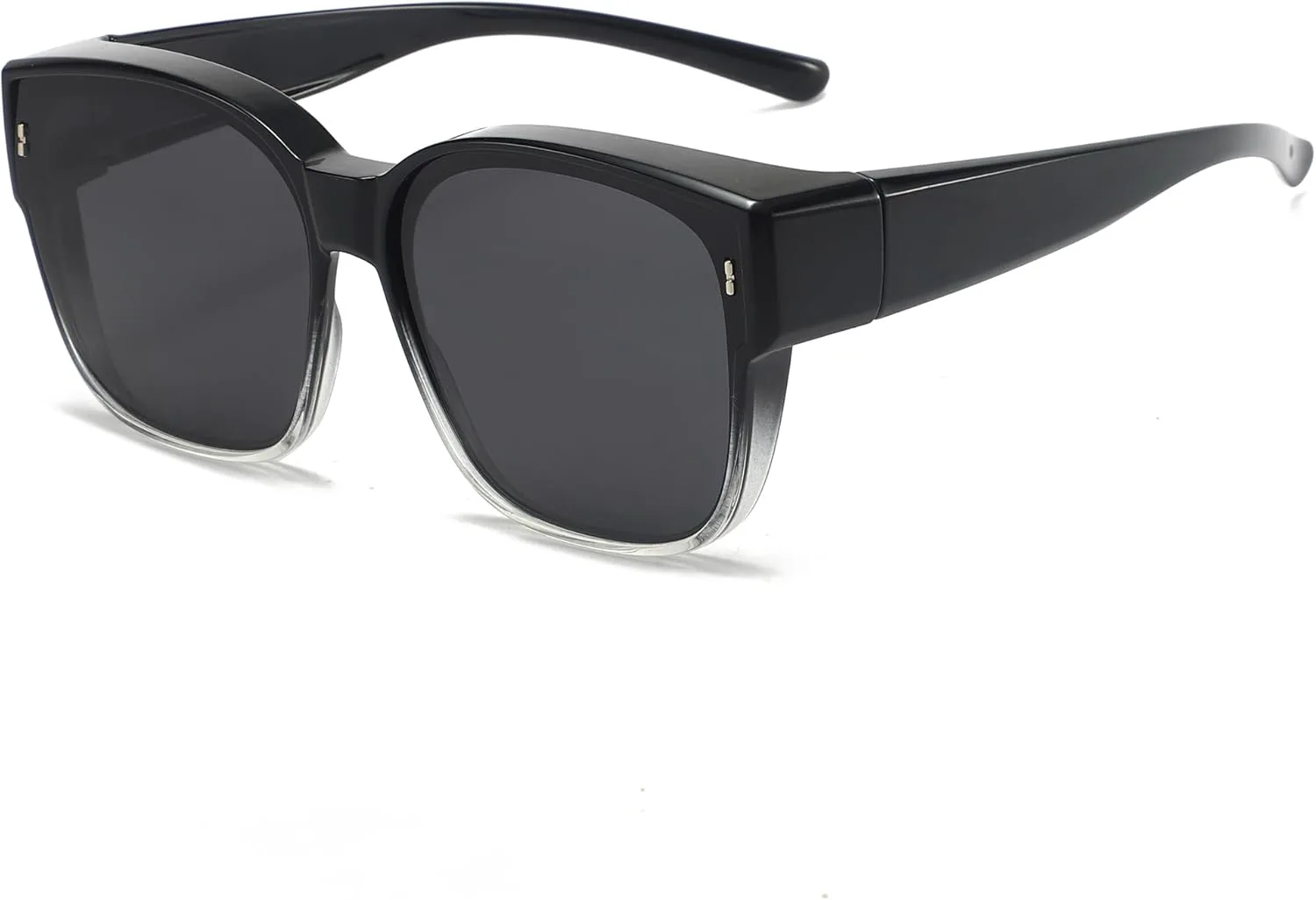 

Солнцезащитные очки Cyxus Wrap Around Fit с зеркальными линзами и поляризацией для мужчин и женщин, с защитой от УФ-излучения, для вождения, модель 1114B33, Grey