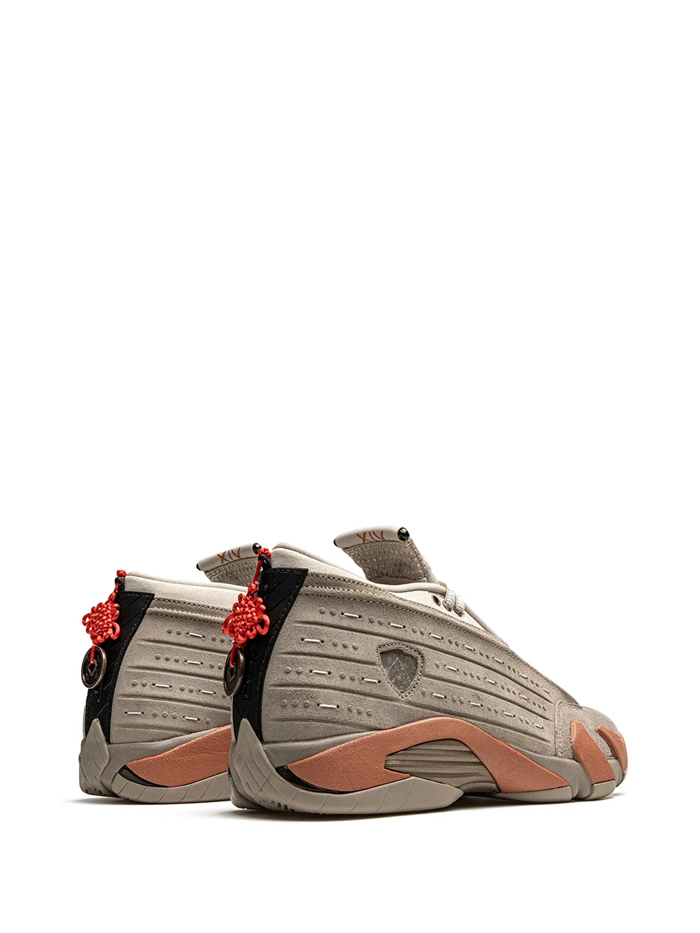 Кроссовки Air  14 Retro Low Clot Terracotta Jordan, серый — фото 3