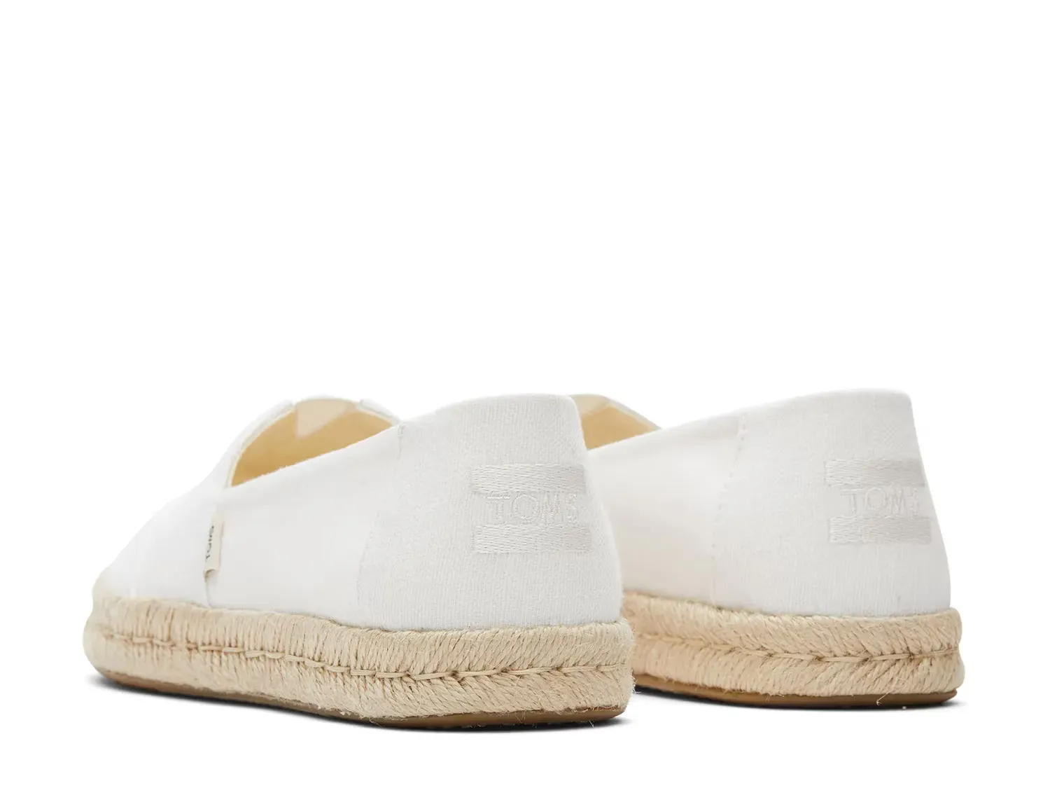 Эспадрильи Alpargata Rope Slip-On - женские Toms, White — фото 3