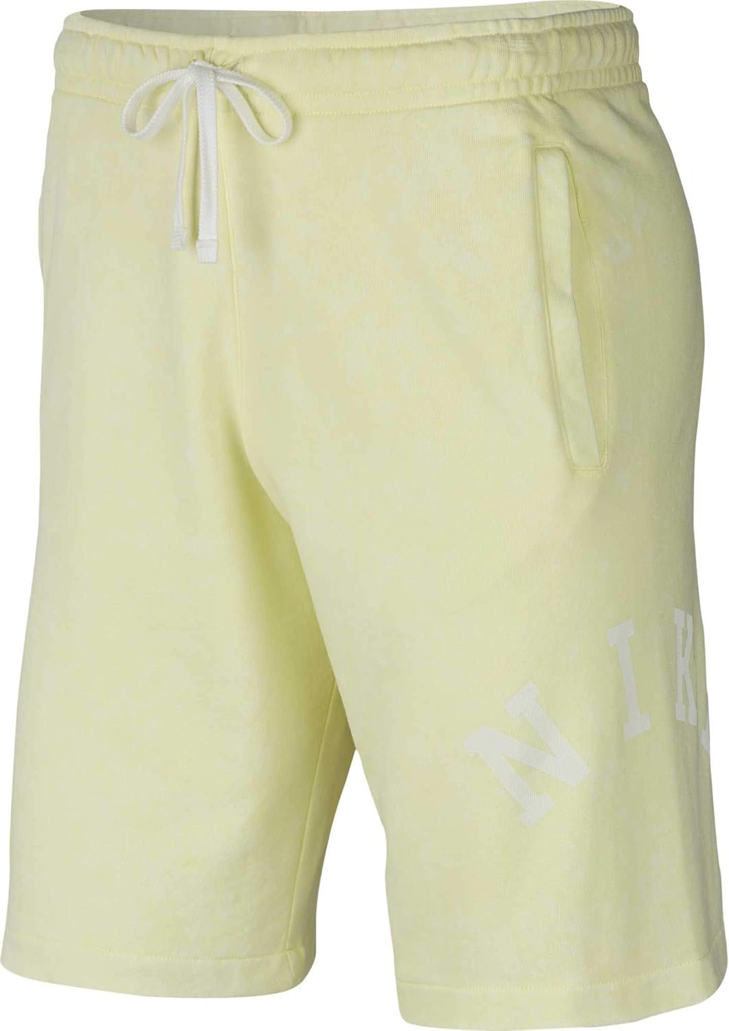 

Мужские спортивные шорты Nike из ткани French Terry Wash, Luminous Green/Summit Wte