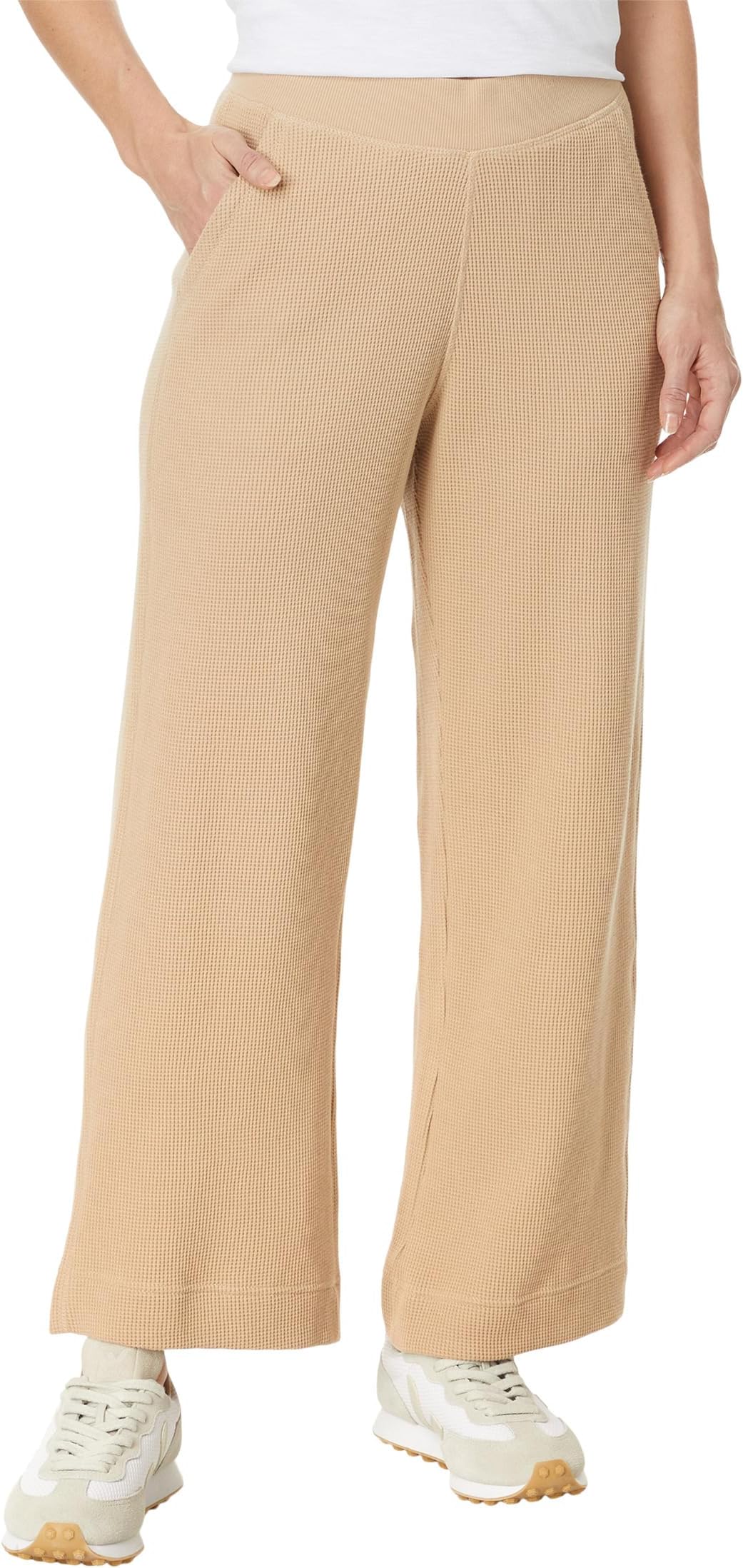 

Брюки PACT Thermal Waffle Wide Leg Pants, цвет Sesame