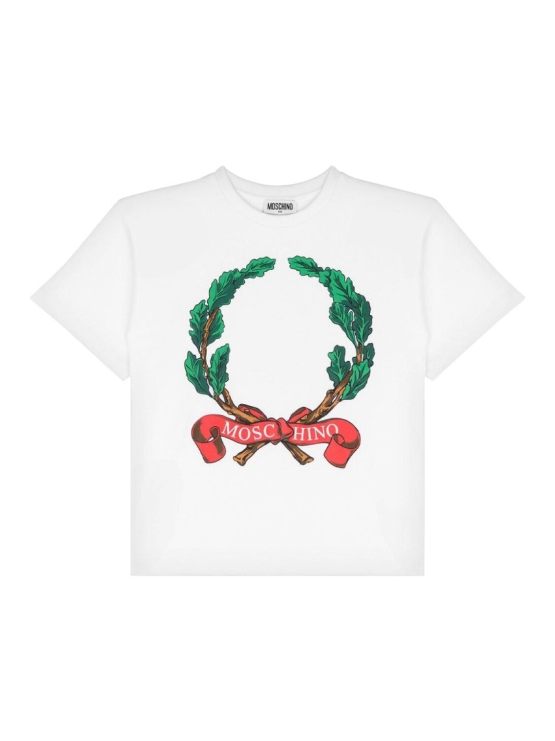 

Moschino Kids футболка с логотипом, белый