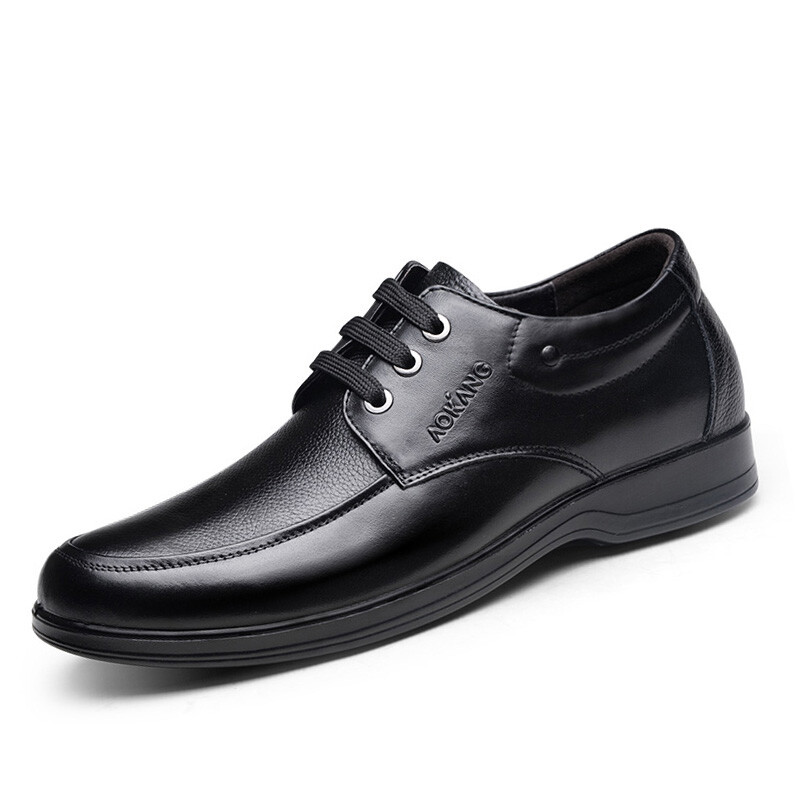 

Туфли AOKANG Dress Shoes Men Low-Top, черный