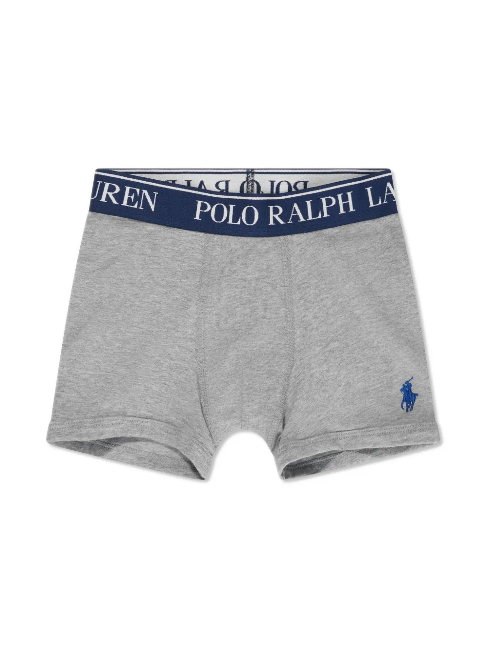 Комплект из двух боксеров с вышивкой Polo Pony POLO RALPH LAUREN KIDS, серый — фото 4