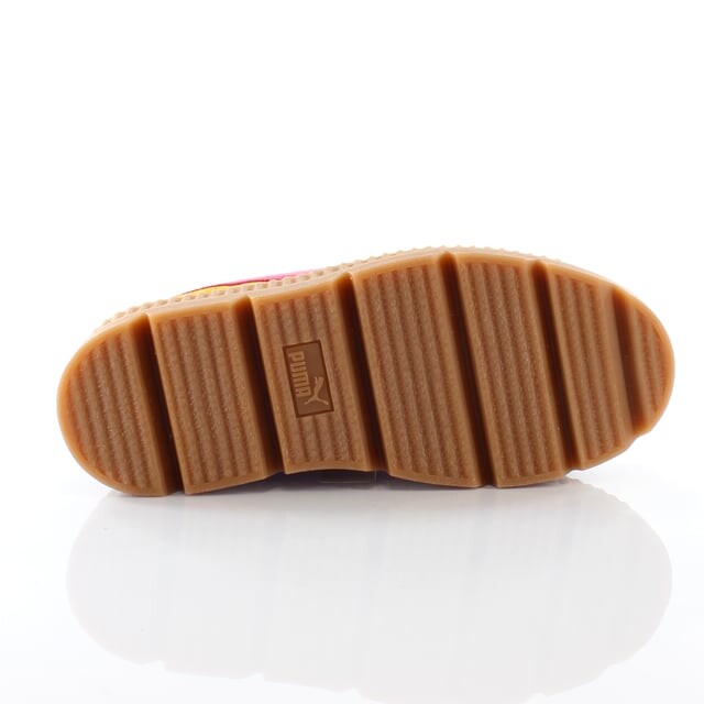 Желтые женские кроссовки Fenty Pluged Creather X Rihanna Puma, желтый — фото 4