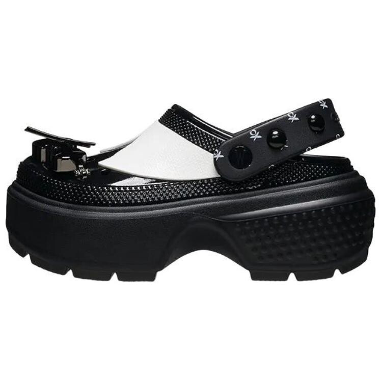 Сабо женские Stomp Clog Wednesday Addams Crocs, черный
