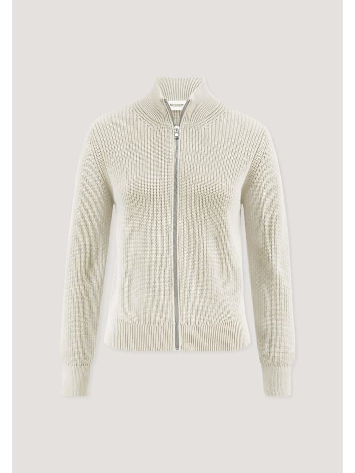 

Вязаный кардиган Hessnatur Regular из чистого органического хлопка цвета кокоса