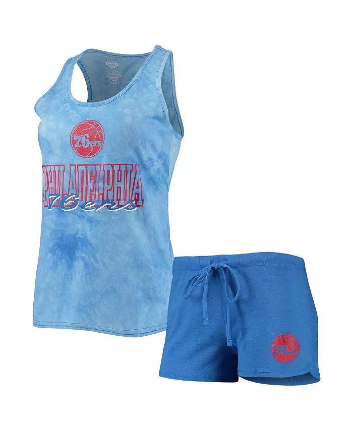 

Женский комплект для сна Royal Philadelphia 76Ers Billboard Racerback с майкой и шортами Concepts Sport