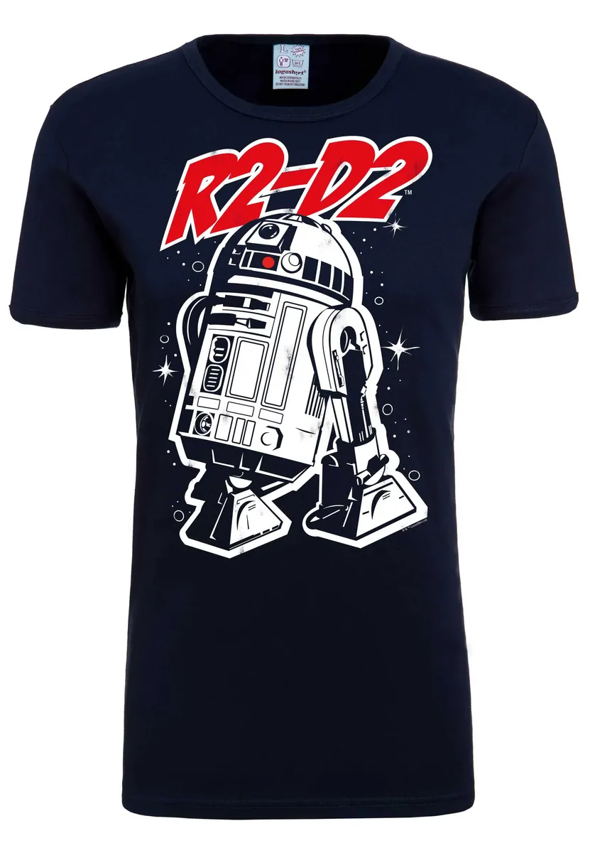 

Футболка Logoshirt "R2-D2", с принтом "Звездные войны", синий