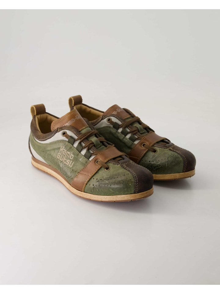 

Kamo-Gutsu Низкие кроссовки зеленого цвета