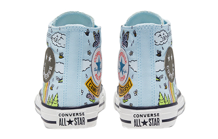 Кеды Converse Chuck Taylor All Star High Top Toddler/Youth Blue, синий — фото 4
