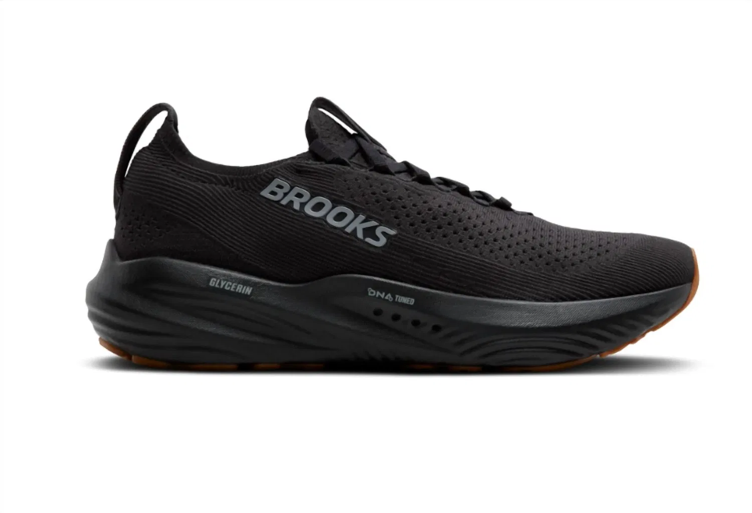 BROOKS Мужские кроссовки Glycerin Stealthfit 22 черного цвета