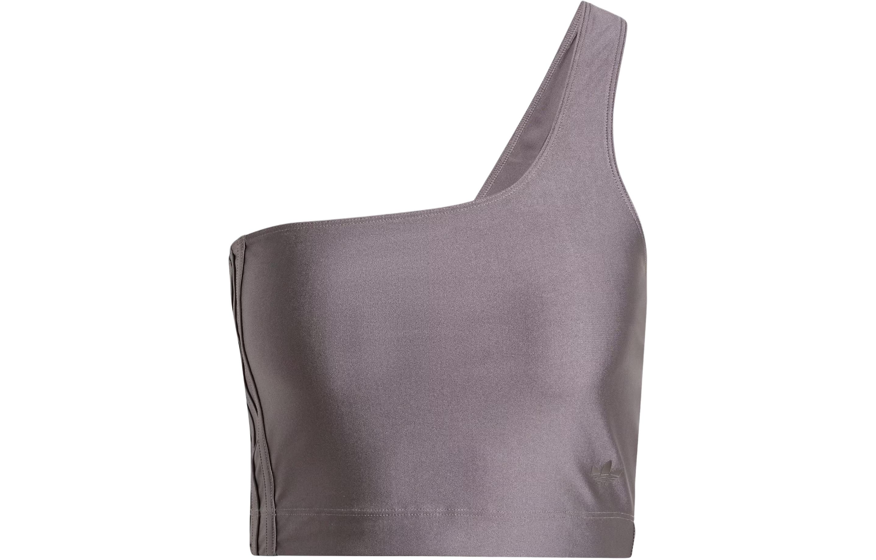 

Adidas Originals Футболка с вырезами укороченная, графитовый серый