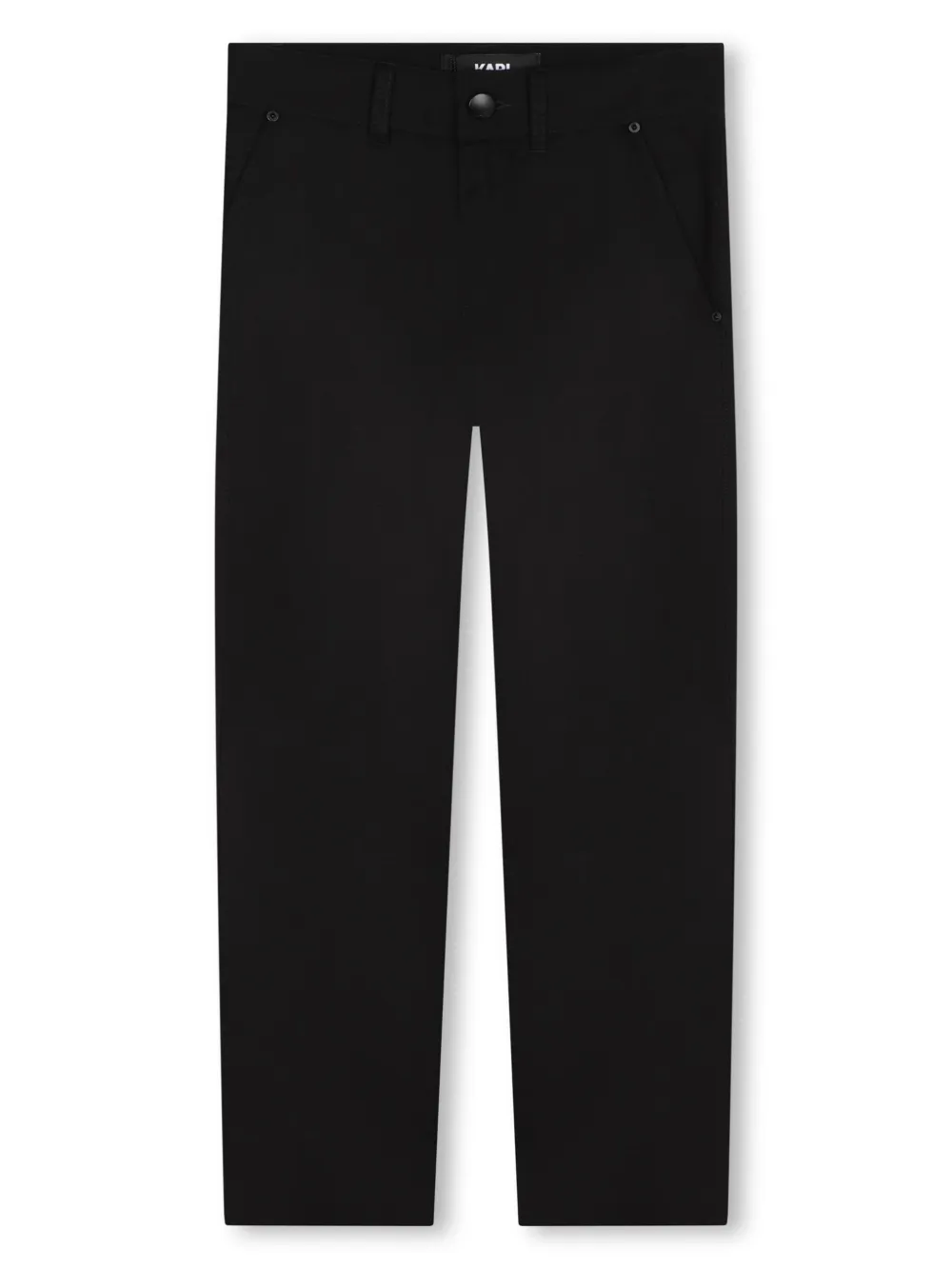 

Брюки с нашивкой-логотипом KARL LAGERFELD KIDS, черный