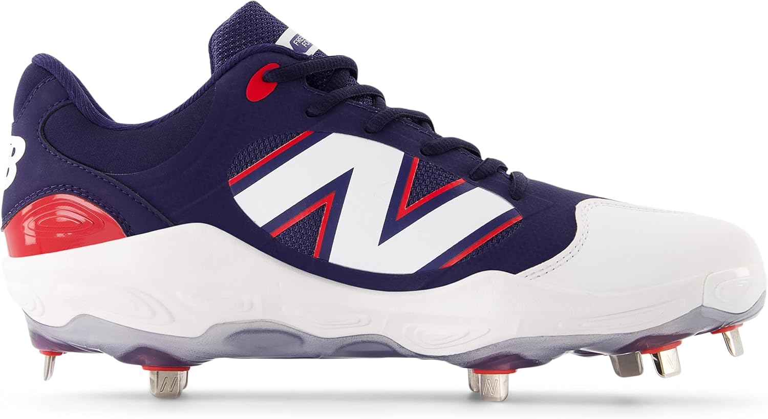 Мужские кроссовки New Balance Fresh Foam X 3000 V7, белый/красный/синий — фото 3