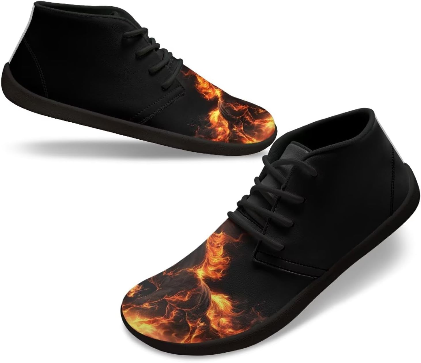 

Мужские босоножки Barefoot, модные кроссовки с широкой носочной частью, удобные для тренировок, противоскользящие, для бега и ходьбы на открытом воздухе, размер US 5-14 Quxjehoe, Flame Horse