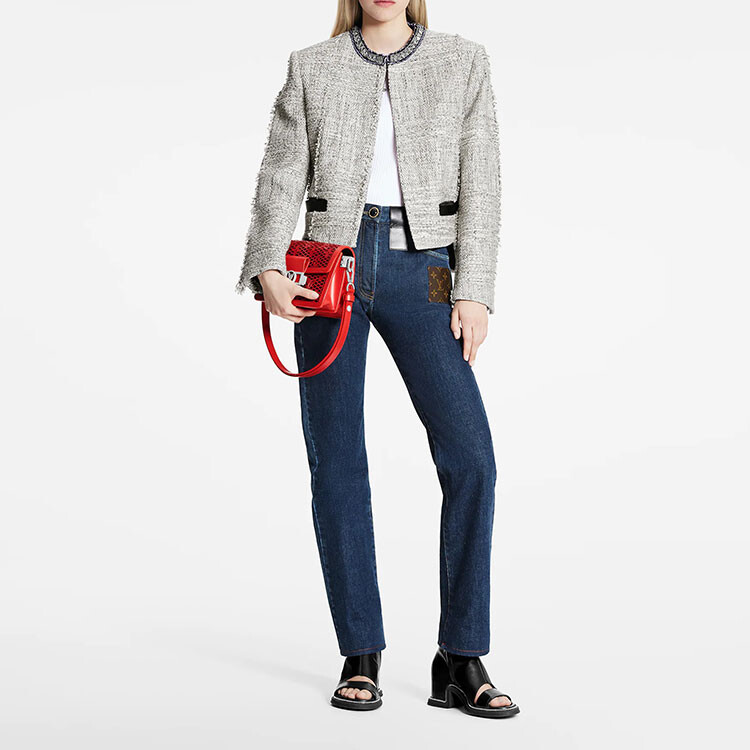 Новые квартальные продукты LV Jacket Women's White Louis Vuitton — фото 2