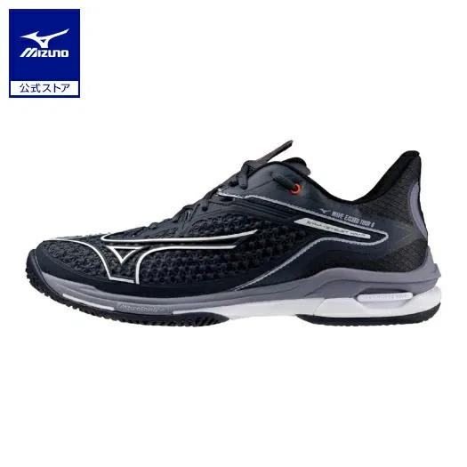 Кроссовки для тенниса «WAVE EXCEED TOUR 6 AC» от Mizuno, Gray X Navy