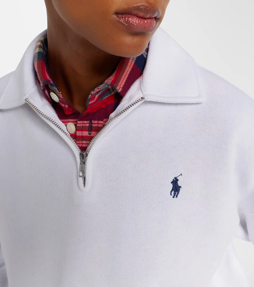 Толстовка из смесового хлопка Polo Ralph Lauren, белый — фото 4