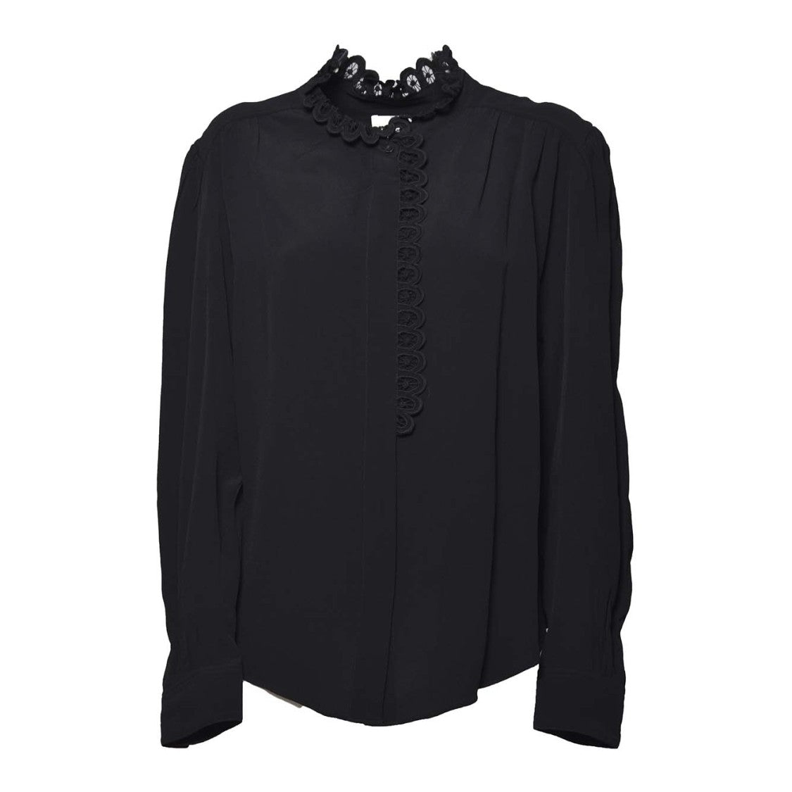 

Черная вискозная блузка Estela Isabel Marant Étoile