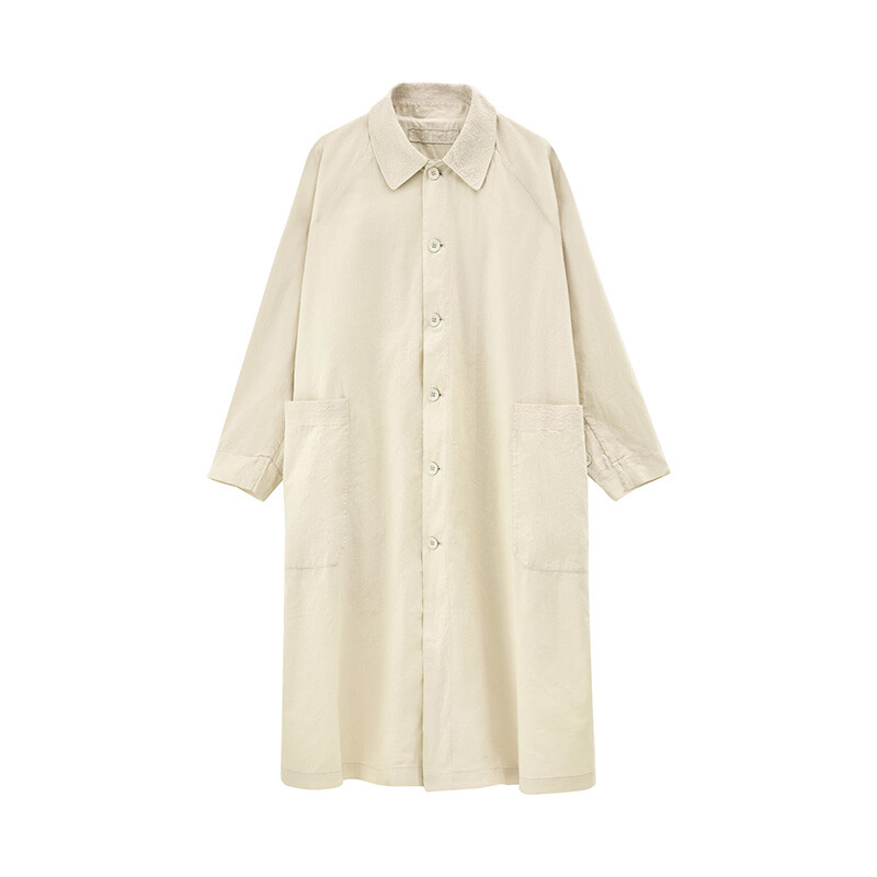 

Плащ Muji Idee длинный, кремовый