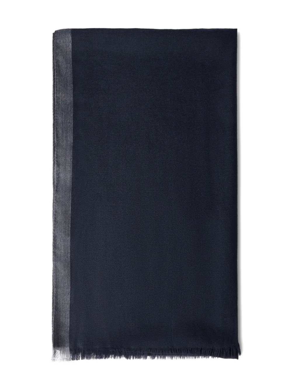 

Шарф с бахромой Brunello Cucinelli, синий