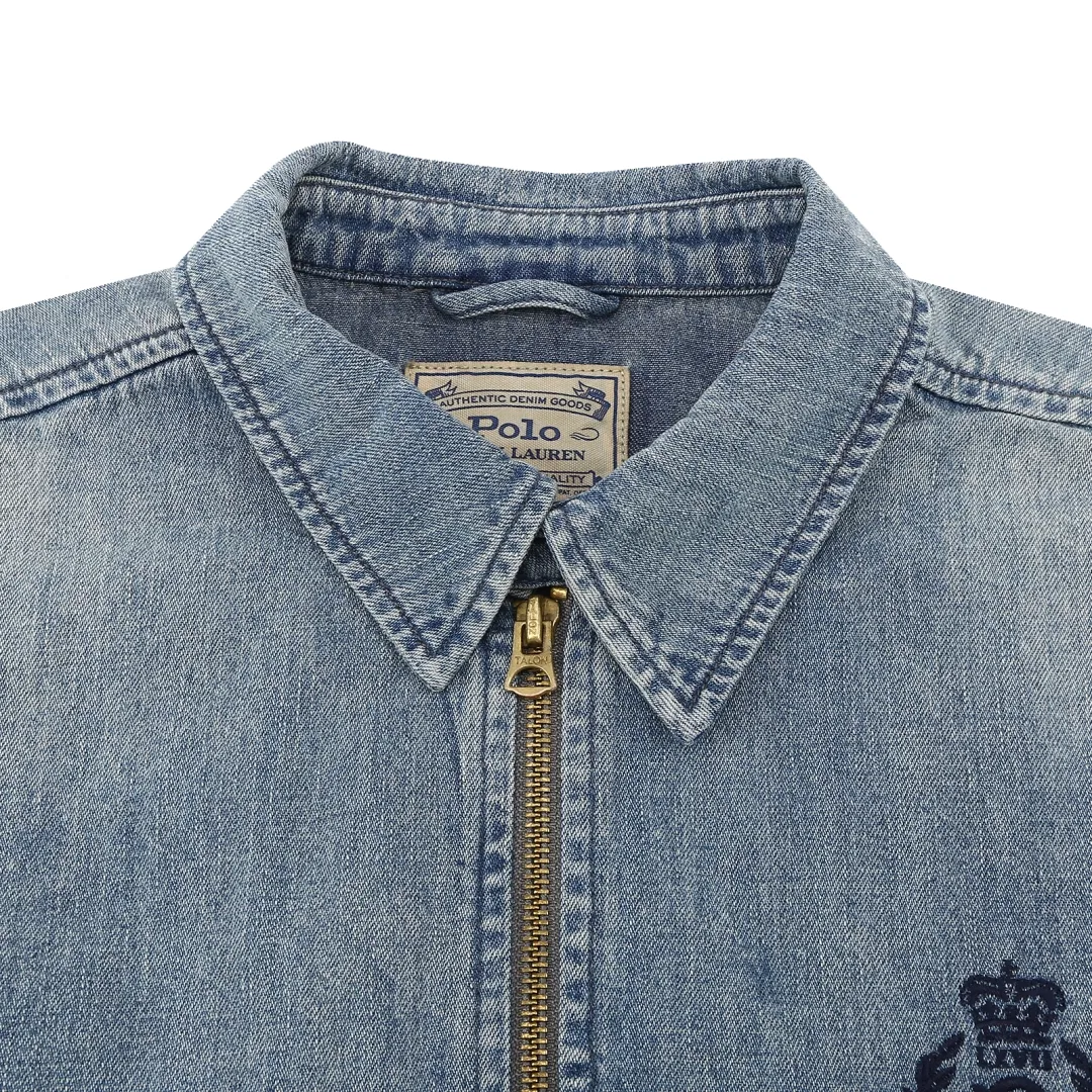 Джинсовая куртка FW25 Classic Version женская Polo Ralph Lauren, Washed Blue — фото 4