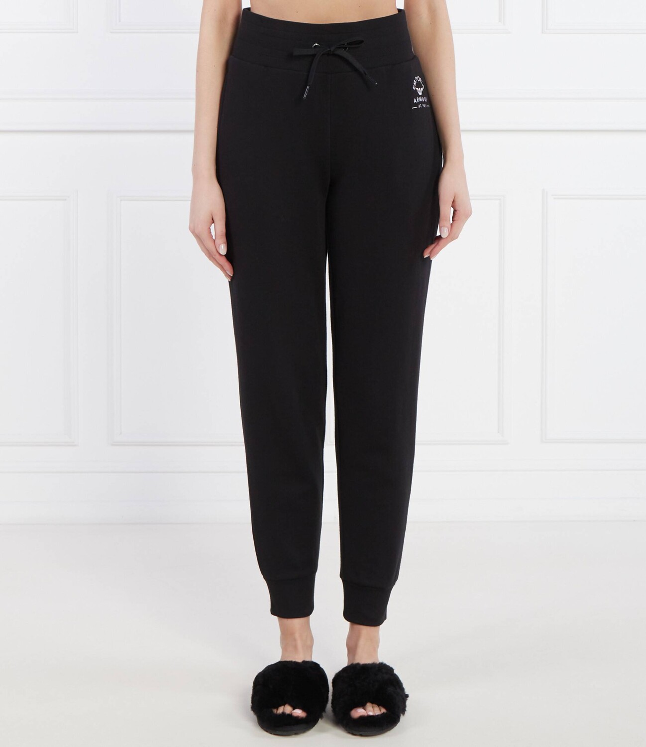 

Спортивные брюки Emporio Armani loungewear Regular Fit, черный