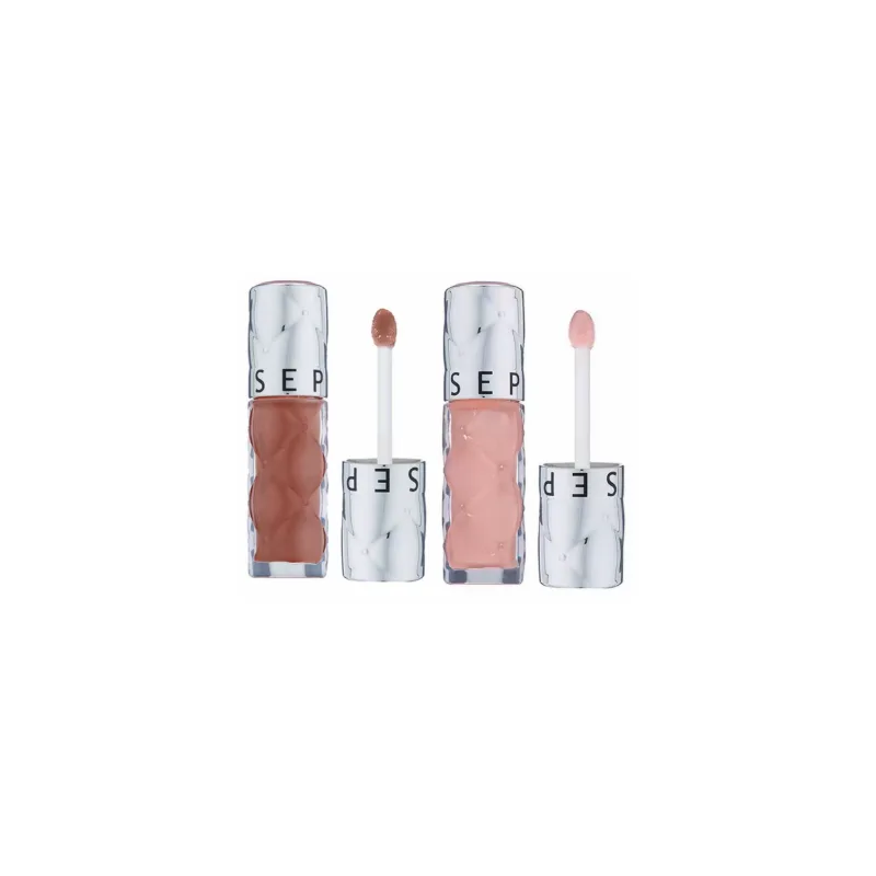 Sephora Помада-бальзам для губ с эффектом увеличения объема, Two-Piece Set: #02 Nude 6ml+#01 Glitter Pink 6ml
