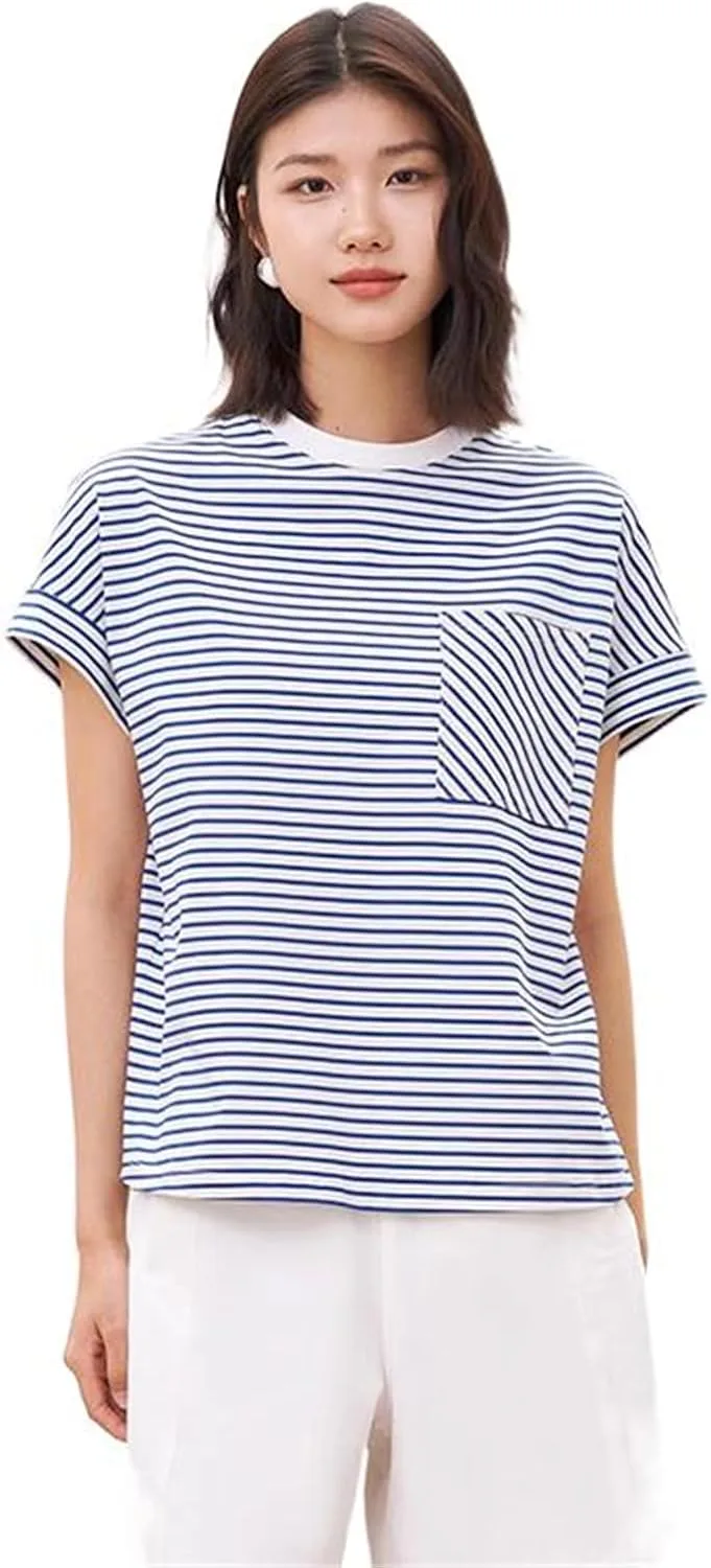 

Женская футболка с коротким рукавом и круглым вырезом AXGGZTJZ