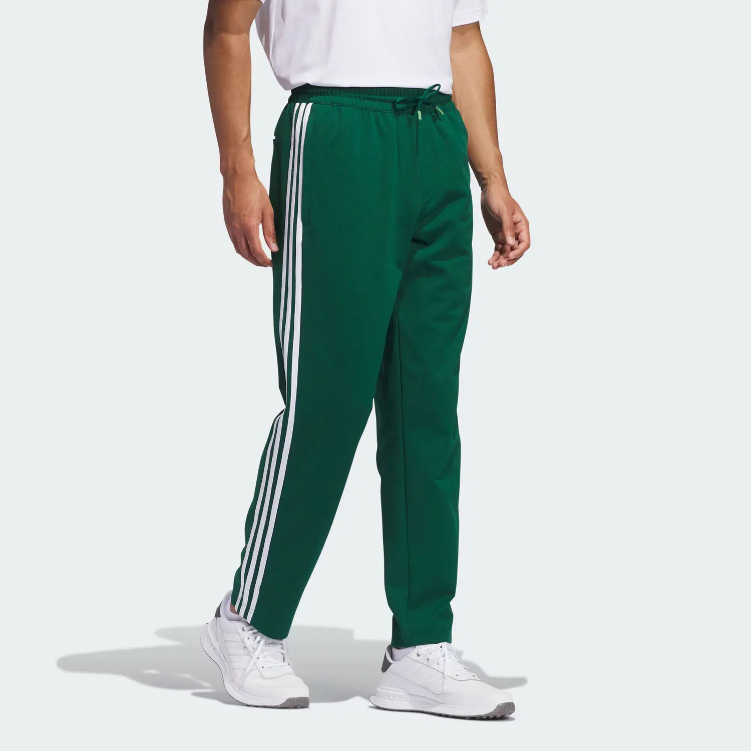 Мужские трикотажные спортивные штаны Ultimate Knit Forest Green Adidas, зеленый — фото 3