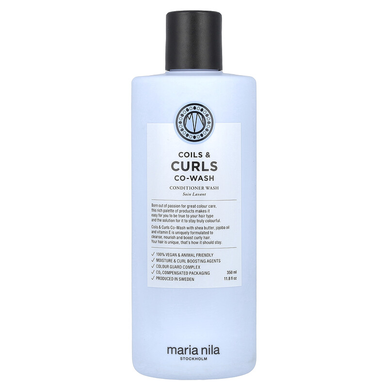 

Maria Nila, Coils & Curls Co-Wash, кондиционер, 350 мл (11,8 жидк. унц.)