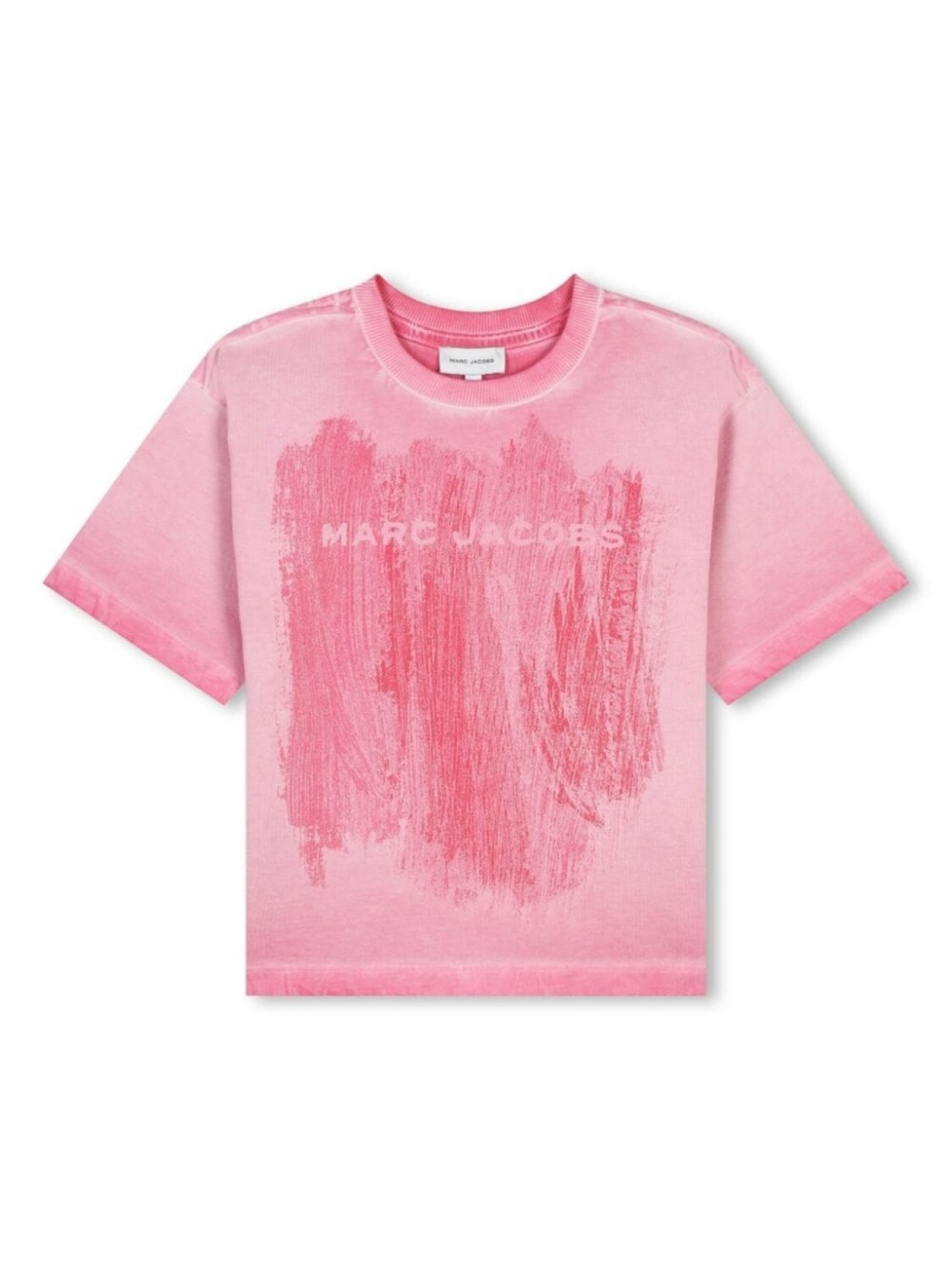 

Marc Jacobs Kids футболка с логотипом, розовый