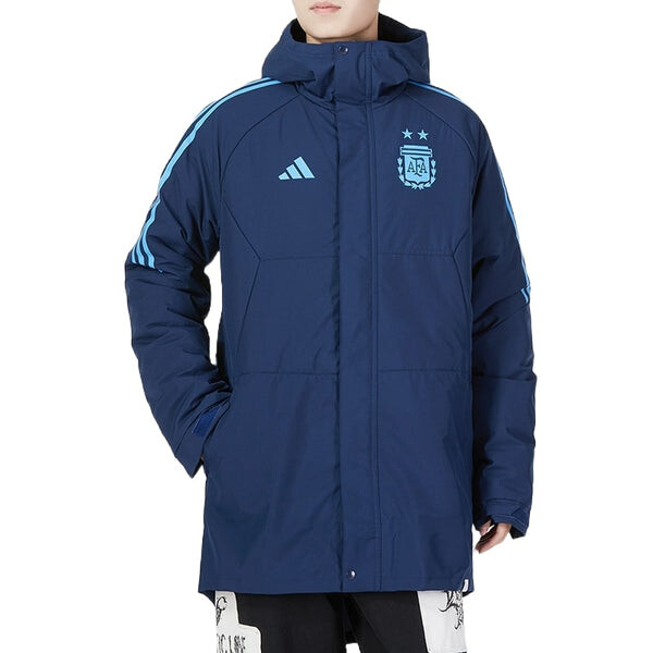 Куртка аргентина condivo 22 парка куртка Adidas, синий — фото 3