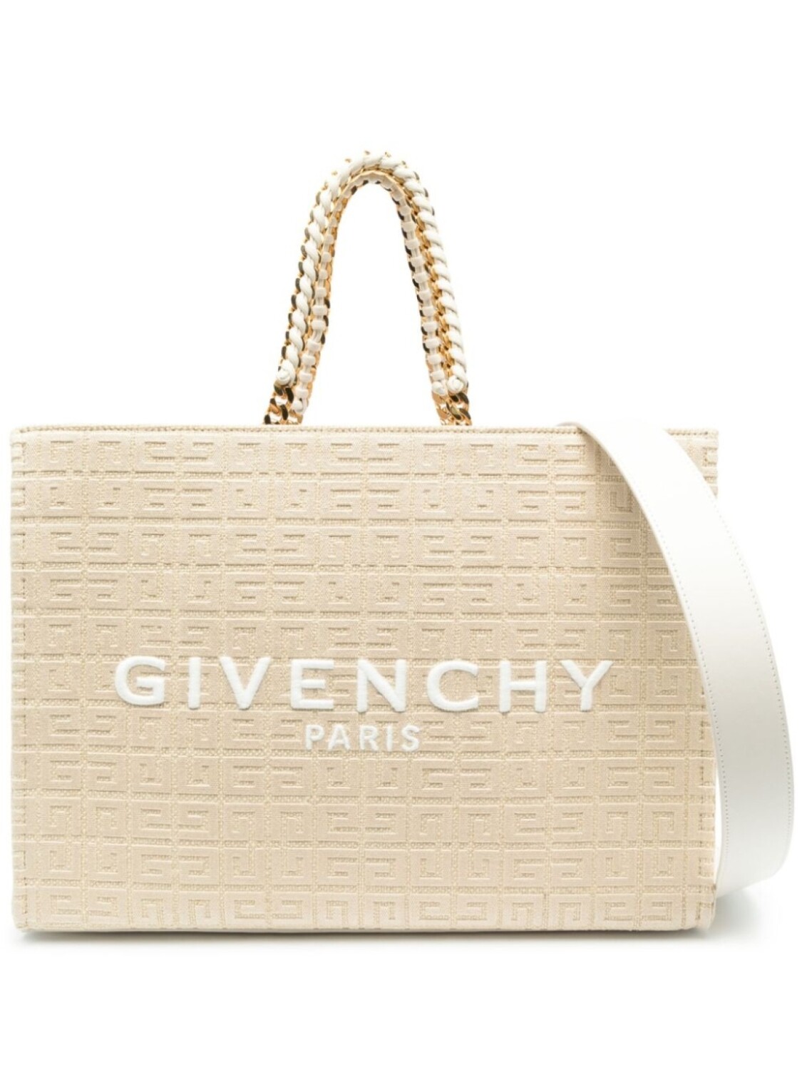

Сумка Givenchy G-Tote с логотипом, нейтральный цвет