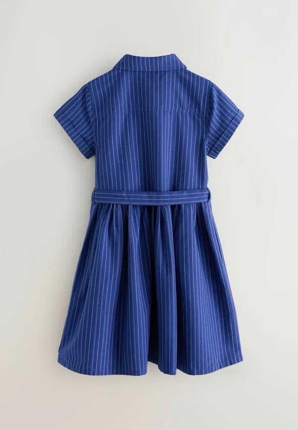 Платье-рубашка Regular fit stripe dress Superdry & Co, синий — фото 4