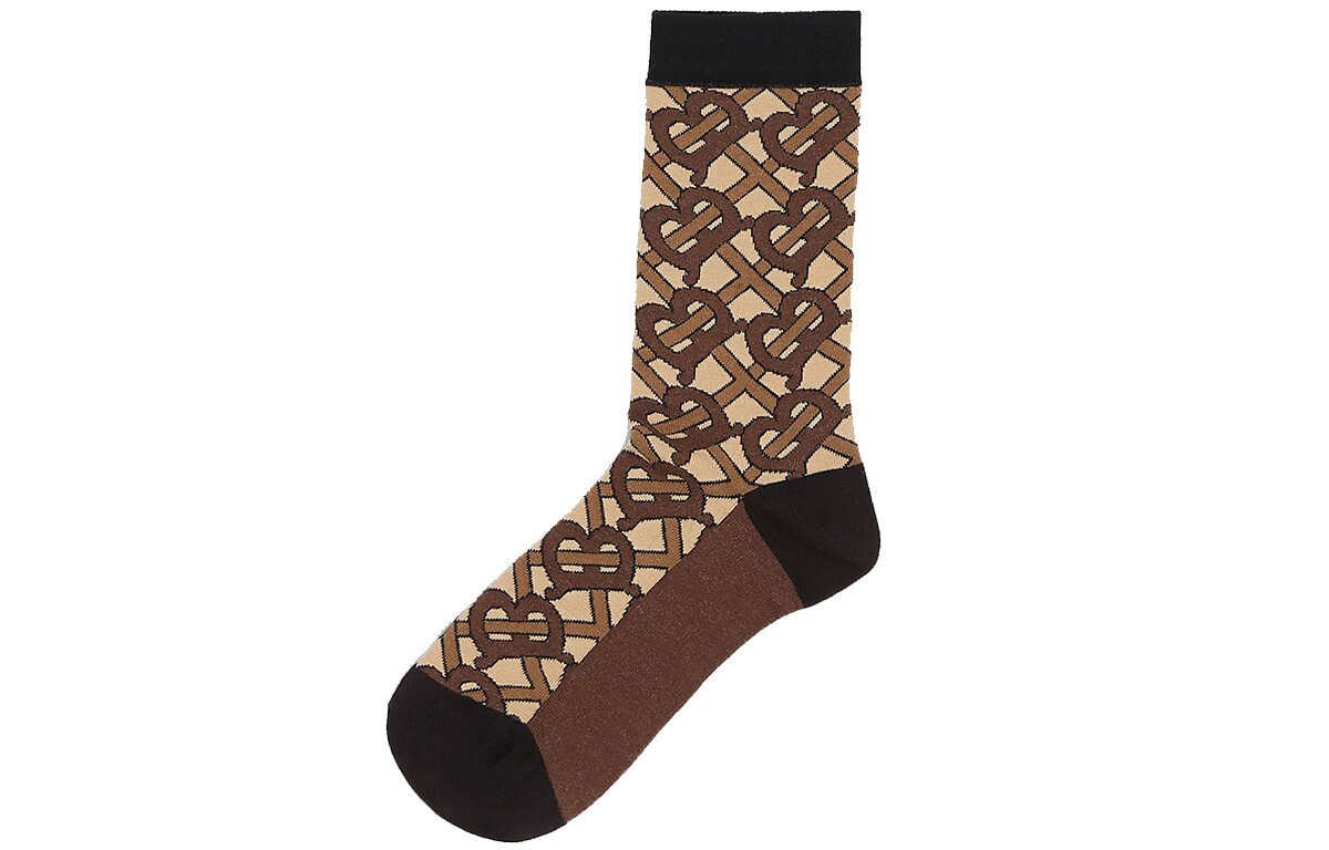 

Носки унисекс до середины икры Burberry, цвет Brown